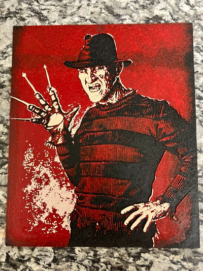 freddy krueger forge chapeaux impression by houston713texan art 2d teinte forger halloween 3d print model - Mito3D