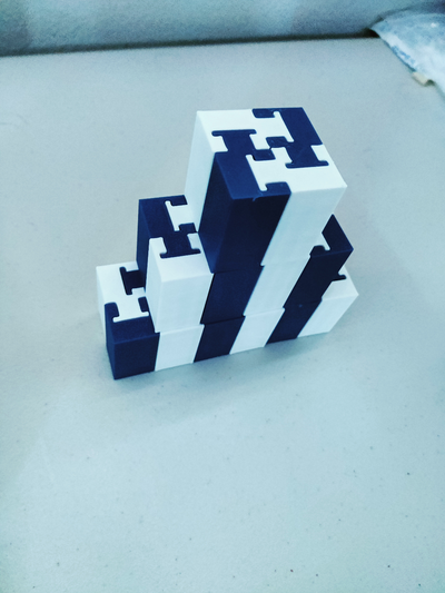 einfach puzzle zappeln würfel by lass spielzeuge spiele rätsel spiel spielzeug 3d print model - Mito3D
