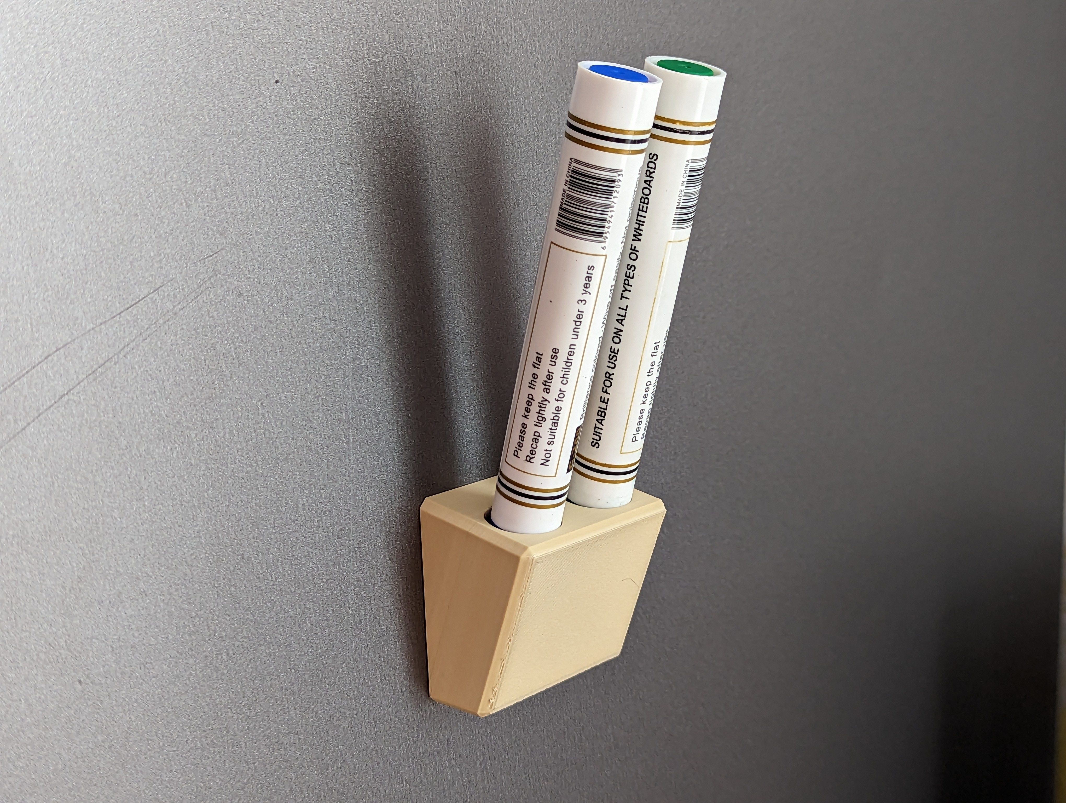 magnetic whiteboard market holder by mrstolarsky household office marker 3D print model - Mito3D