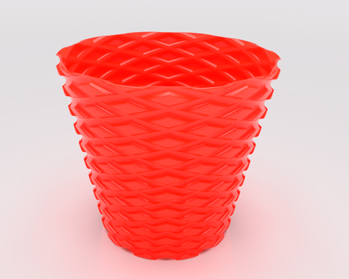 bureau poubelle by rosée ménage corbeille 3d print model - Mito3D