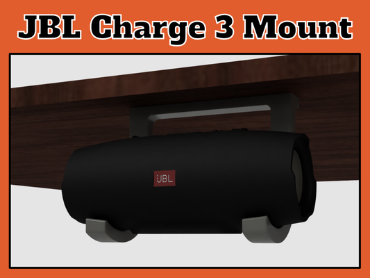 jbl charge 3 mount by leon h tools gadgets bluetooth bluetoothspeaker jblcharge3 3d print model - Mito3D