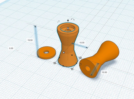craftgrip kendin yap anti slip temel by acıklı hobi araç kulp destek kuru kutu kavrama kolay ayak tutkal silgi çubuk zanaat basit m3screw kaymaz 3d print model - Mito3D