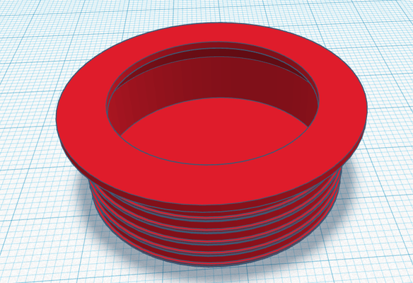 circular enjuagar halar 35mm agujero by blendezwonull herramientas encargarse 35 gabinete 3d print model - Mito3D