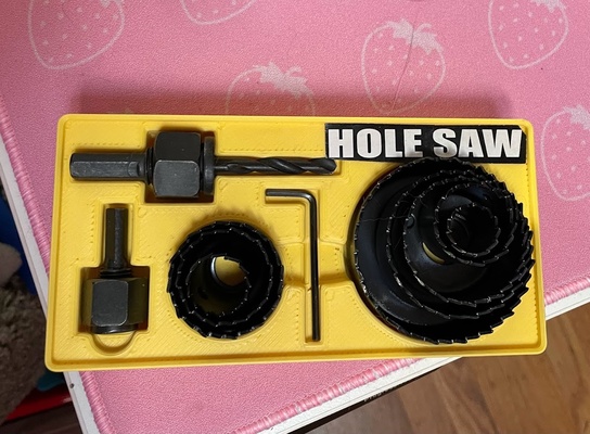 gridfinity 11 piece hole kit - 2x4 by plomdawg tools organizers 3d print model - Mito3D