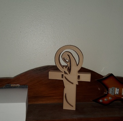 santo maria by mimi casa decorazione arte sculture statua chiesa vergine eglise pregare vergine 3d print model - Mito3D