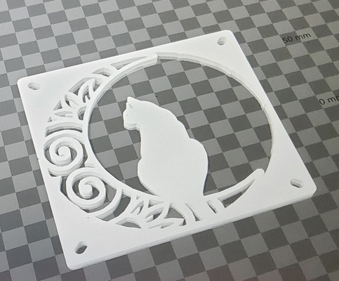 fan cover 12x12 by mimi home decoration 3d printer accessories 3d print model - Mito3D