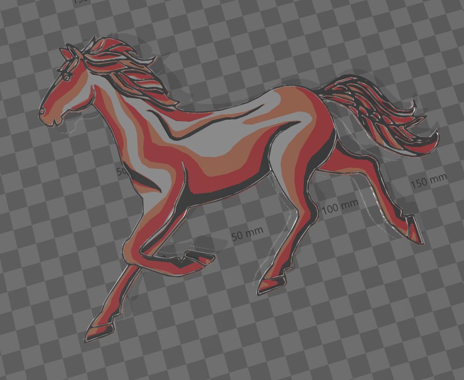 décoration cheval by mimi accueil maison art modèles ornement 3D print model - Mito3D