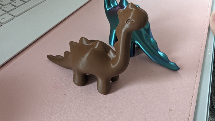 niedlich stilisiert dinosaurier spielzeug größen geteilt by 3djupp haushalt dekor dino tier deko animaltoy 3d print model - Mito3D
