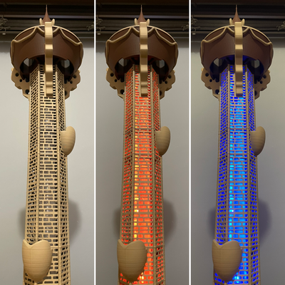 modulare sheikah torre zelda botw by jaayjeee utensili gadget illuminazione supporto respiro affannoso zeldabotw lacrimedelregno zeldatotk 3d print model - Mito3D