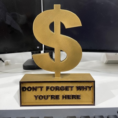 work motivator by jaayjeee art models sign contest dollar 3d print model - Mito3D