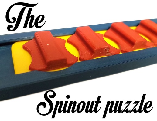 spinout puzzle by yvind toys & games puzzles thingiverse 3d print model - Mito3D