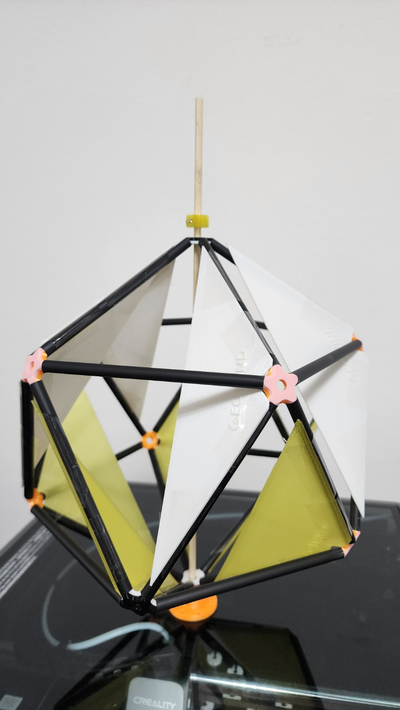 wind turbine blade by solarceo education physics & astronomy renewable energy icosahedron 3d print model - Mito3D