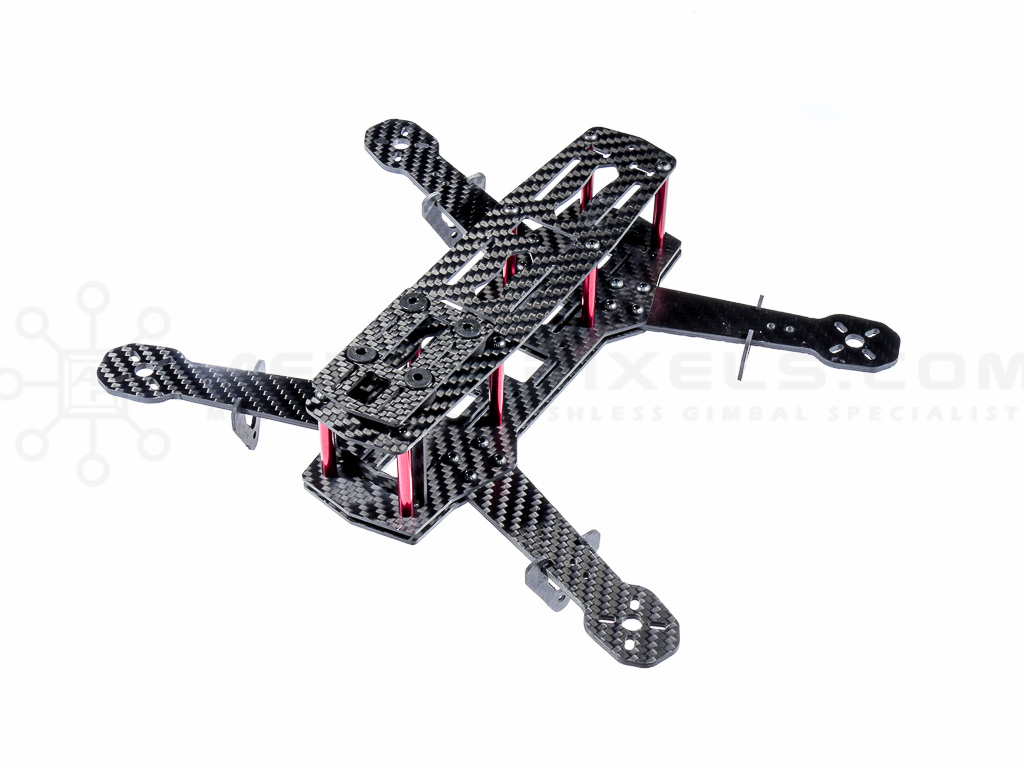 zmr250 gopro mount 5 6 7 60 degrees by 3dmarked hobby & diy robotics drone fpv thingiverse 3D print model - Mito3D