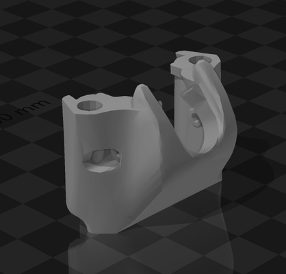 hiperlite fio dental 30 25 grau câmera monte by 3dmarked passatempo faça robótica thingiverse 3d print model - Mito3D