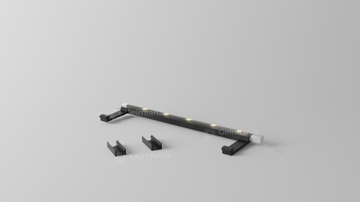 ender 3 s1 ikea ledberg by astronot 3d yazıcı aksesuarlar led şerit crealityender3 ledbar 3d print model - Mito3D