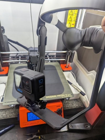 gopro pov rig by machintrucbidule tools gadgets mount oculus thingiverse quest oculusquest2 quest2 pointofview 3d print model - Mito3D