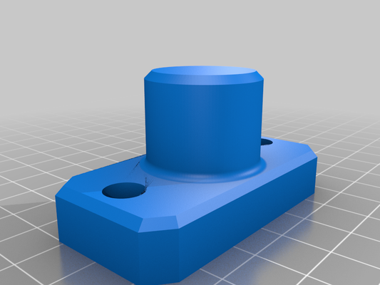 2-holed base raspberry pi cam mount by jonathanlevi 3d printer accessories thingiverse 3d print model - Mito3D