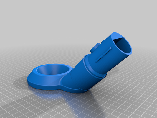 dyson v7 - v11 drill dust collector 180 degrees inverted by jonathanlevi tools thingiverse 3d print model - Mito3D