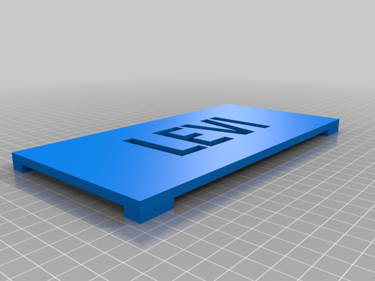 modern door sign by jonathanlevi household house models thingiverse 3d print model - Mito3D