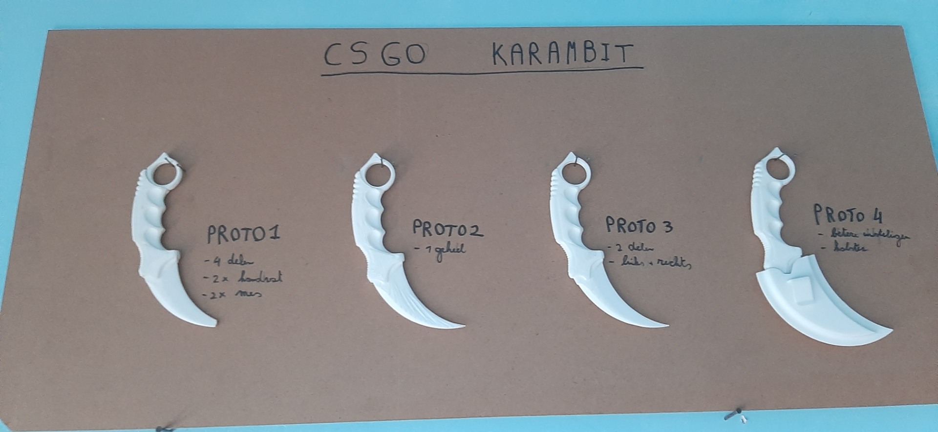 sayaç vuruş küresel saldırgan karambit by gds tesla 39 nın sahne cosplays kopya silah csgo 3D print model - Mito3D