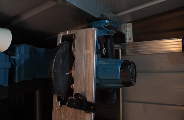 makita tool mount arrow ceiling rafters remixed by jonathanlevi tools 3d print model - Mito3D