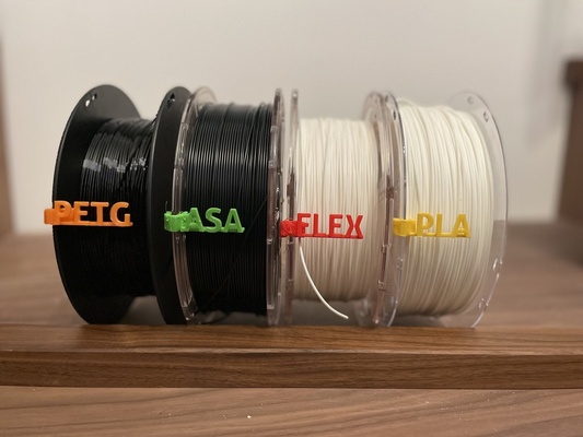 filament étiquette clips by jonathan levi 3d imprimante accessoires chose universelle 3d print model - Mito3D