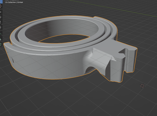quick release version of gimbal cup holder by jonathanlevi tools thingiverse 3d print model - Mito3D