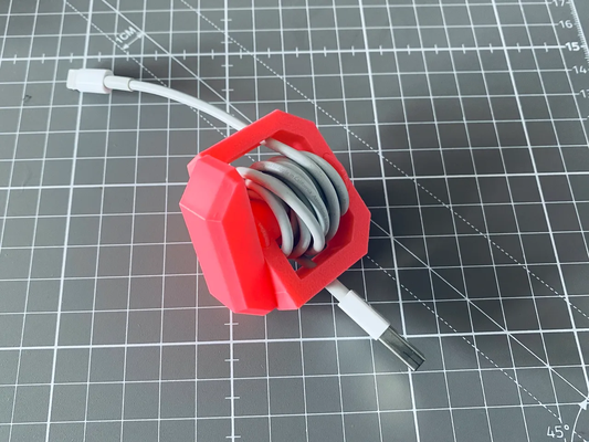 kabel bewahrer by winzling werkzeuge veranstalter printinplace kabelmanagement halter kabelorganisator 3d print model - Mito3D