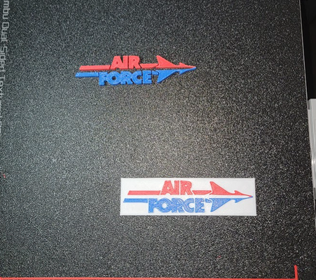 vintage air force - aim high by mindlessdad art signs & logos usaf 3d print model - Mito3D
