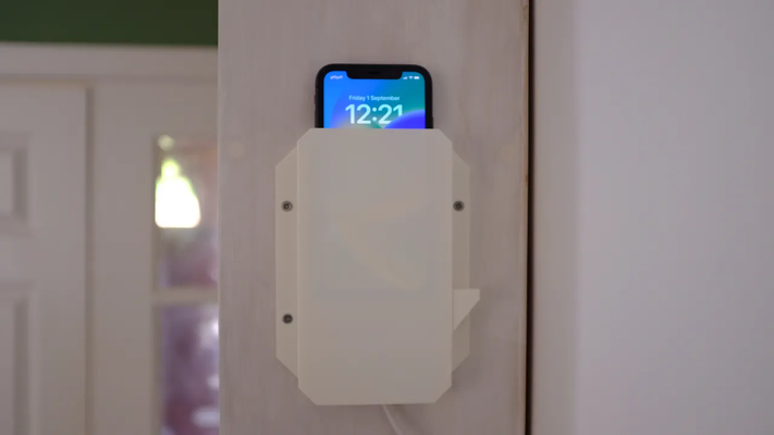 telefon tost makinası pip by tiz ses ev halkı ofis baskı yeri iphone iphone11 kulp destek 3d print model - Mito3D