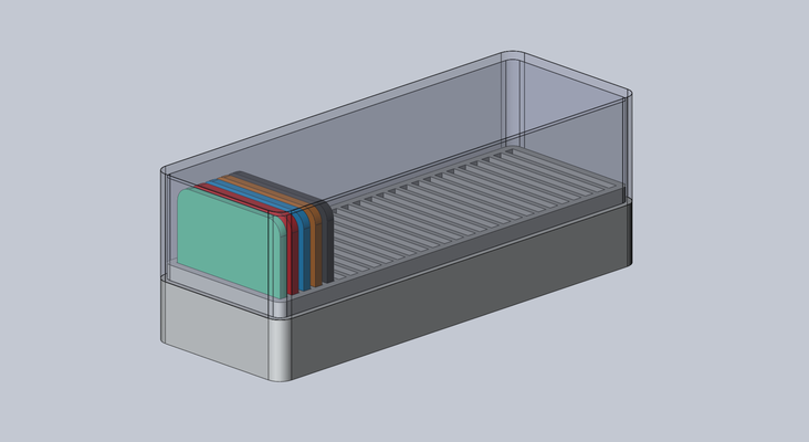 caso bainha compactar cor amostra telha remixado by mercado 3d impressora acessórios 3d print model - Mito3D