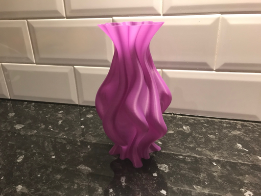 flame vase by brithawkes household decor mode wavy 3d print model - Mito3D