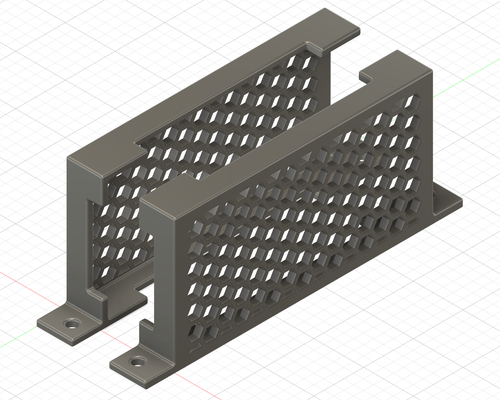 firewall husn rj03 parete montare remixato by daranto utensili gadget wall mount 3d print model - Mito3D