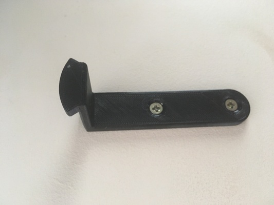 minimalistisch mauer montiert kopfhörer halter unterstützung haken by volt64bolt werkzeuge gadgets headphonehanger modern 3d print model - Mito3D