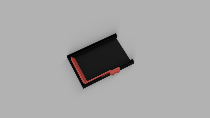 cascade faire glisser svelte minimaliste portefeuille by volt64bolt outils gadgets 3d print model - Mito3D