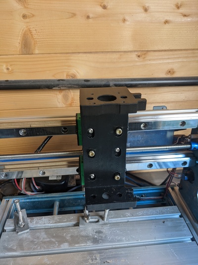 hgh linear rail upgrade on x carriage taller z axis 3018 pro-ver by volt64bolt tools cnc3018 3018cnc 3018hgh 3018linearrail 3018prover 3018upgrade 3d print model - Mito3D