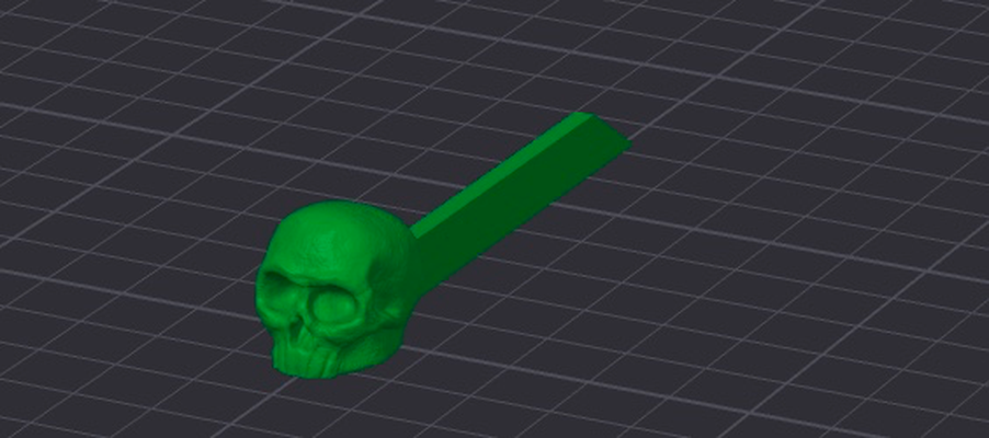 bambu tortue bancal crâne tête by mannequin impressions 3d imprimante tester modèles halloween 3d print model - Mito3D