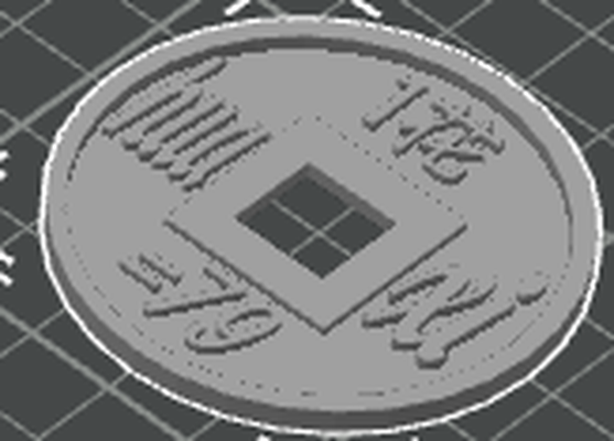 1 79 by dieu joker art coin & badges 3d print model - Mito3D