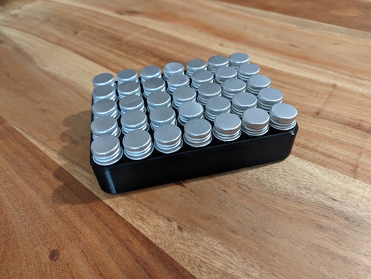 küçük kavanoz konteyner by pasta araçlar organizatörler 3d print model - Mito3D
