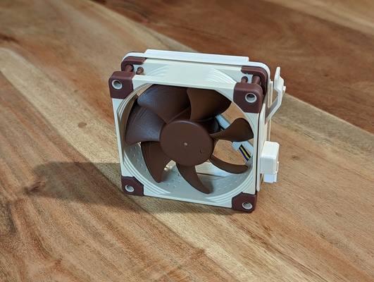 süper mikro arka noctua sıcak takas hayran by pasta araçlar gadget'lar sunucu 3d print model - Mito3D