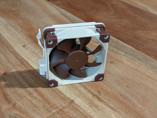 süper mikro noctua sıcak takas hayran by pasta araçlar gadget'lar sunucu 3d print model - Mito3D