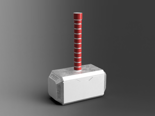 thor multi farbe kühlschrank magnet by trella 3d druckt kunst modelle hammer wunder 3d print model - Mito3D
