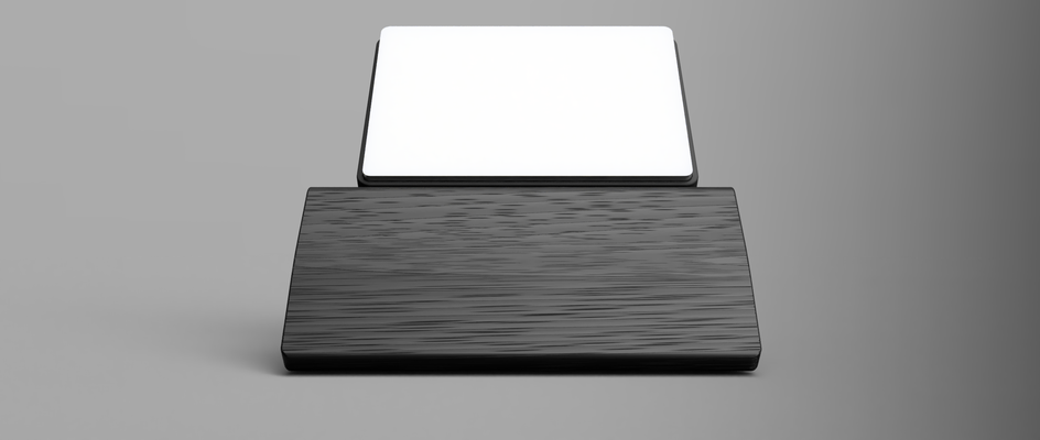 apple magic pad riser by trella 3d prints tools gadgets desk mouse wrist ergonomic 3d print model - Mito3D