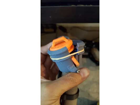 quick disconnect ood proton pack by upwdesign toys & games outdoor nerf outofdarts cap 3d print model - Mito3D