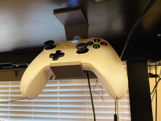 xbox one controller - simple desk holder by jerich0 tools gadgets thingiverse 3d print model - Mito3D