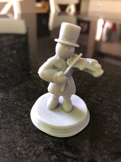 fiddler by pinchio miniatures people figurine newfoundland musician 3d print model - Mito3D