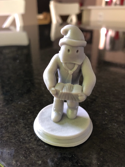 fisarmonica giocatore figurina terranova mummer by pinchio miniature miniatura 3d print model - Mito3D