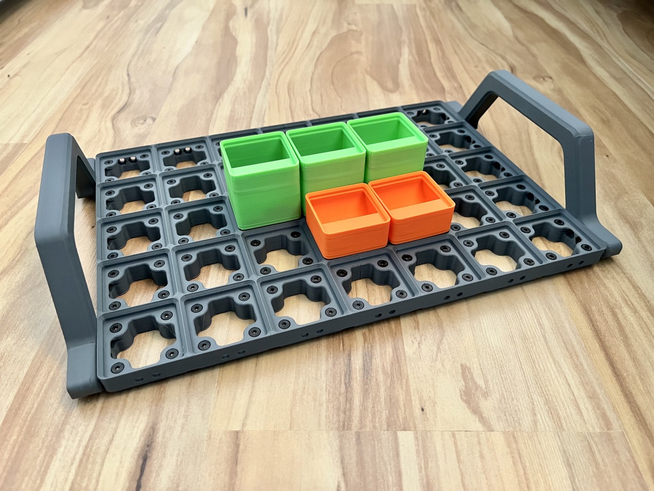 gridfinity tray ikea samla remixed by akio-42 tools organizers ikeasamla baseplate voidstar voidstarlabs gridfinitybaseplate 3D print model - Mito3D