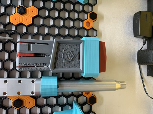 honeycomb storage wall hsw real avid ar15 vice block by chuckr tools organizers honeycombstoragewall 3d print model - Mito3D