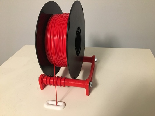 spool holder by mike frey 3d printer accessories spoolholder filamentspoolholder 608bearing filamentholder thingiverse ballbearing 3d print model - Mito3D